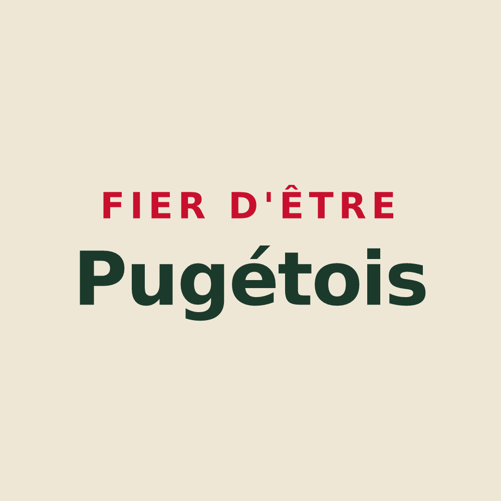 Tote bag « Fier d'être Pugétois » — design pour Puget-Ville