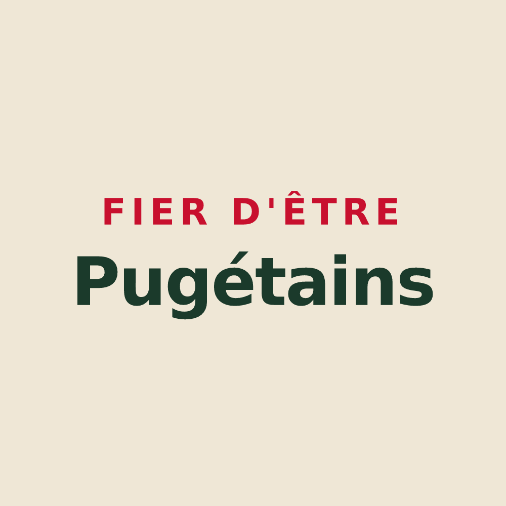 Tote bag « Fier d'être Pugétains » — design pour Puget