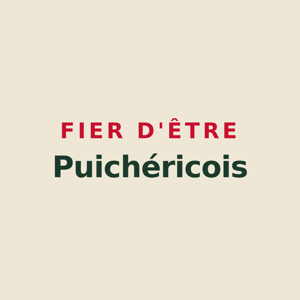 Tote bag « Fier d'être Puichéricois » — design pour Puichéric