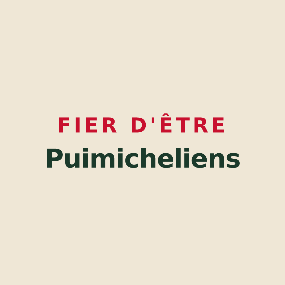 Tote bag « Fier d'être Puimicheliens » — design pour Puimichel