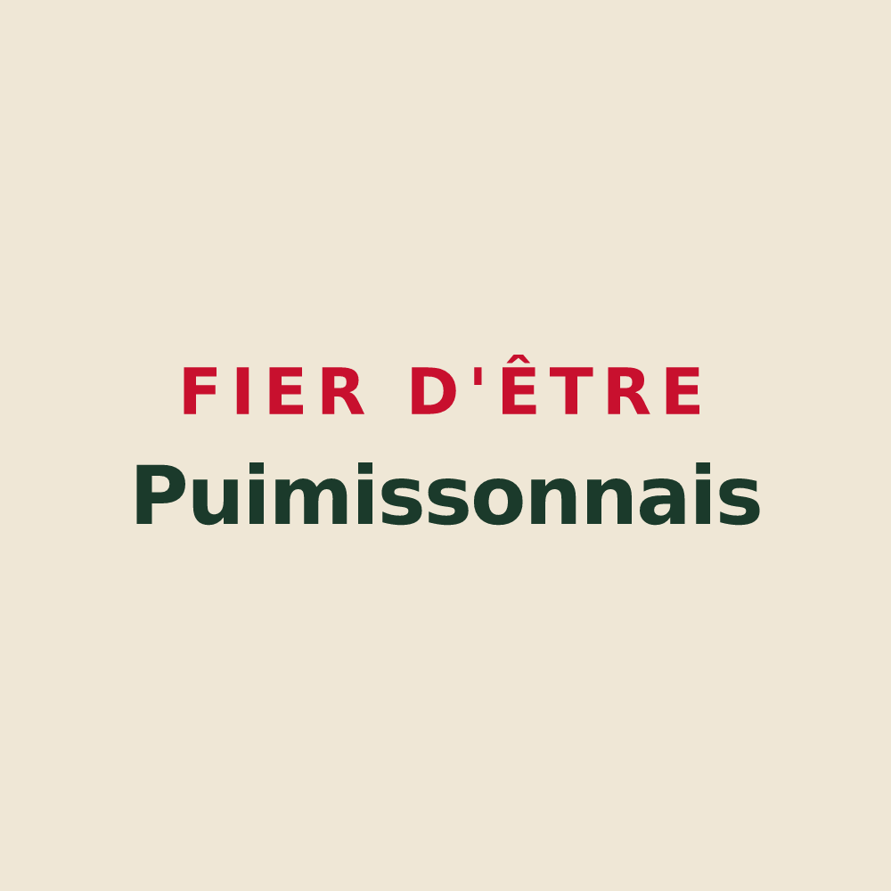 Tote bag « Fier d'être Puimissonnais » — design pour Puimisson