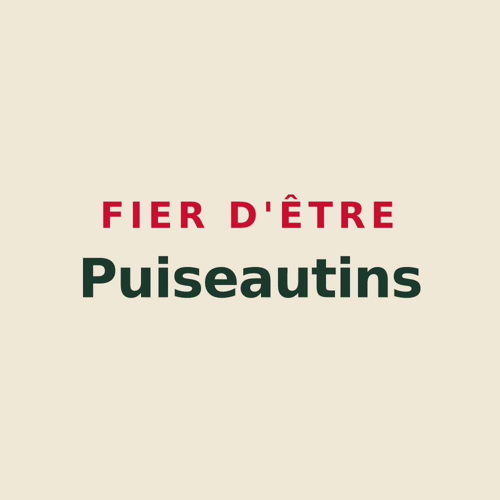 Tote bag « Fier d'être Puiseautins » — design pour Puiseaux