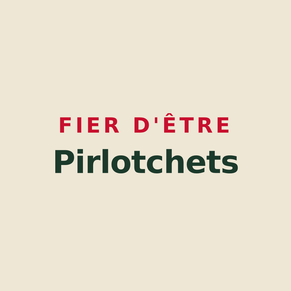 Tote bag « Fier d'être Pirlotchets » — design pour Puiselet-le-Marais