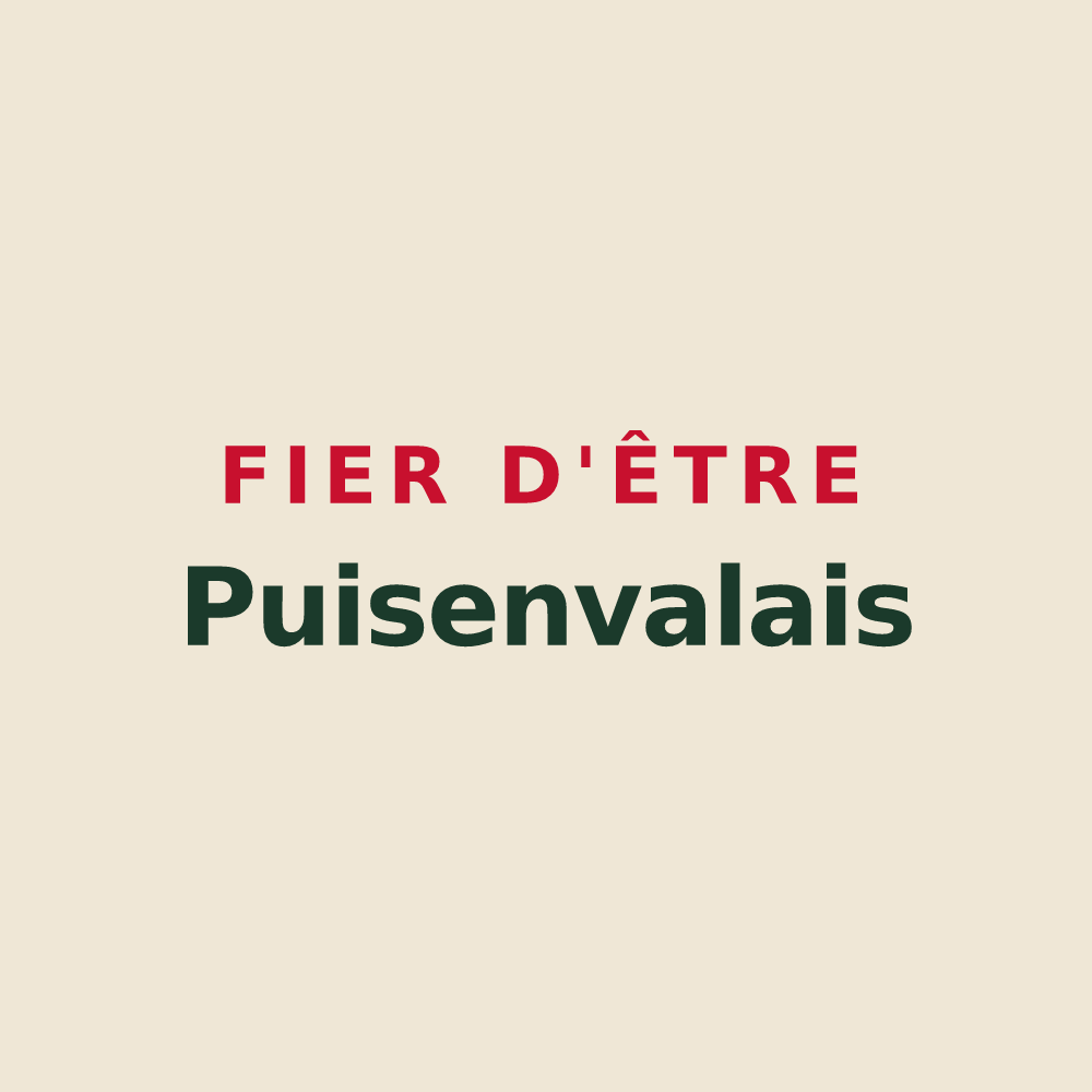 Tote bag « Fier d'être Puisenvalais » — design pour Puisenval