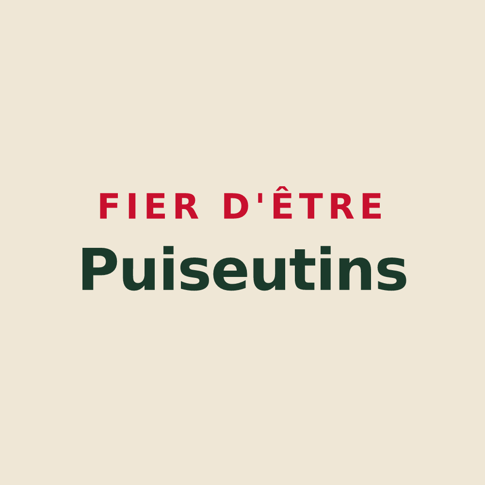Tote bag « Fier d'être Puiseutins » — design pour Puiseux