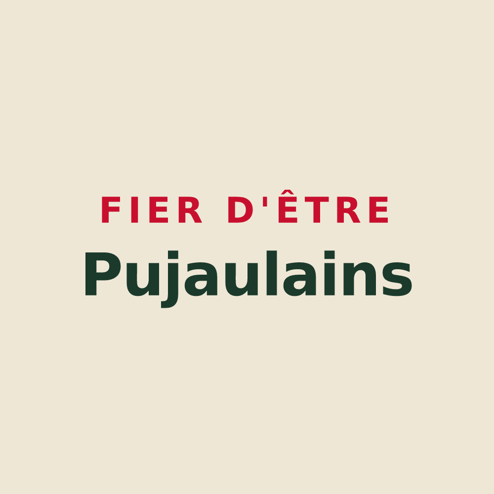 Tote bag « Fier d'être Pujaulains » — design pour Pujaut