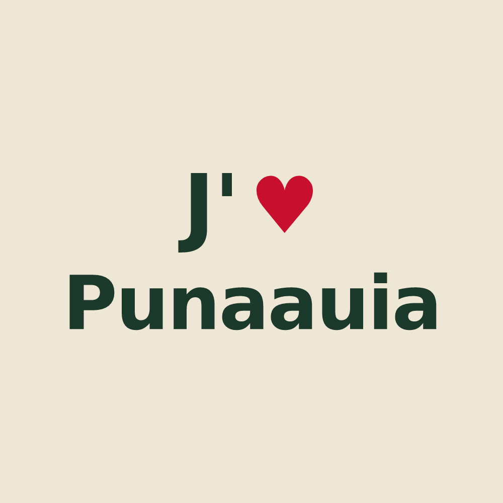 Tote bag personnalisé Punaauia — design J'aime Punaauia