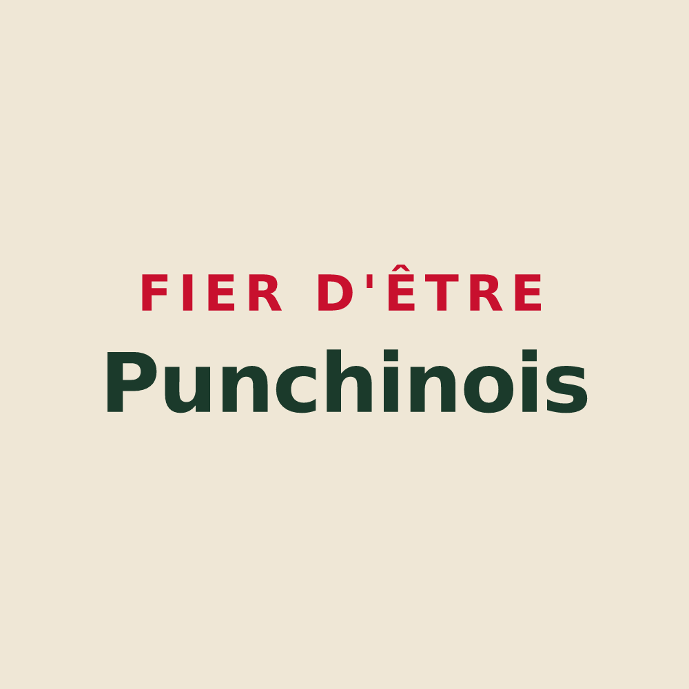 Tote bag « Fier d'être Punchinois » — design pour Punchy