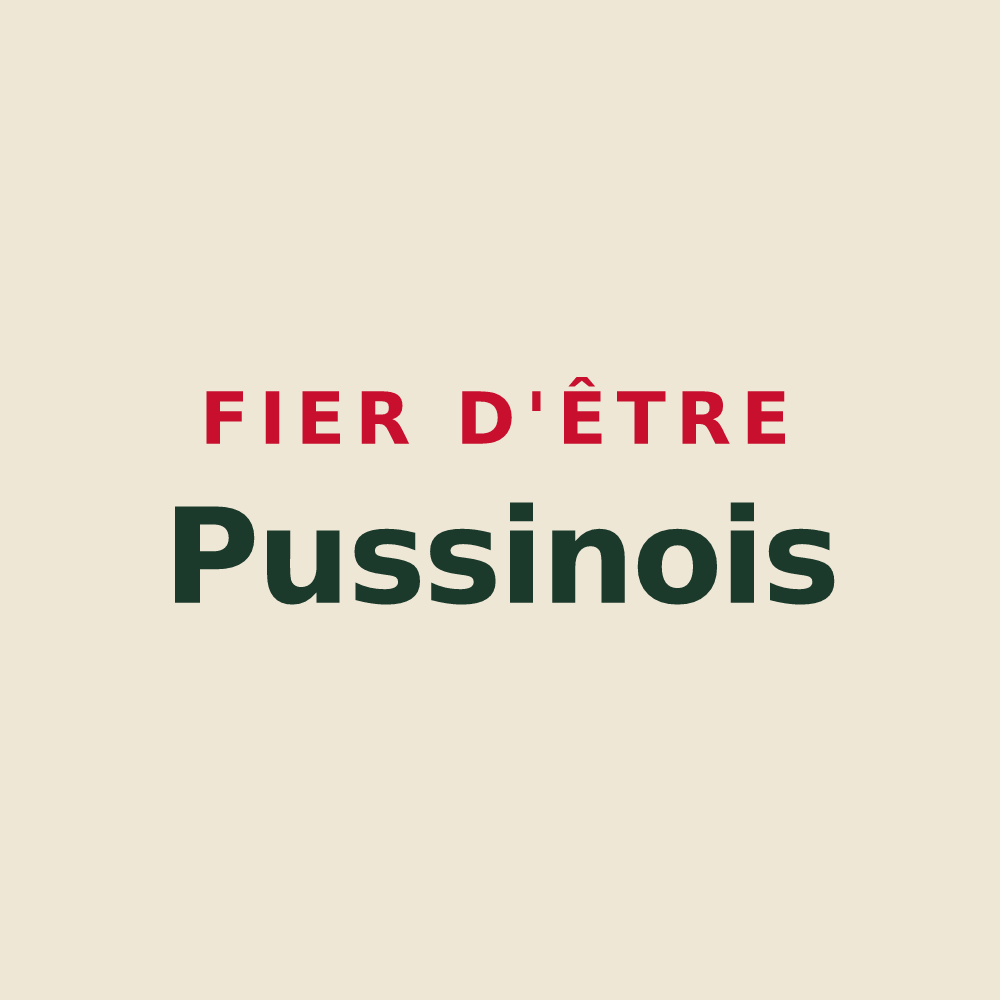 Tote bag « Fier d'être Pussinois » — design pour Pussigny