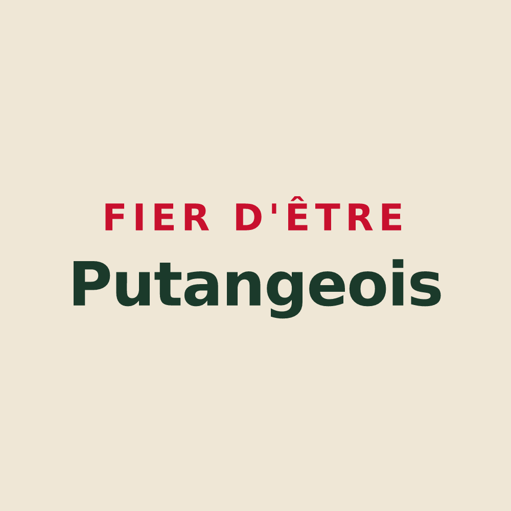 Tote bag « Fier d'être Putangeois » — design pour Putanges-le-Lac