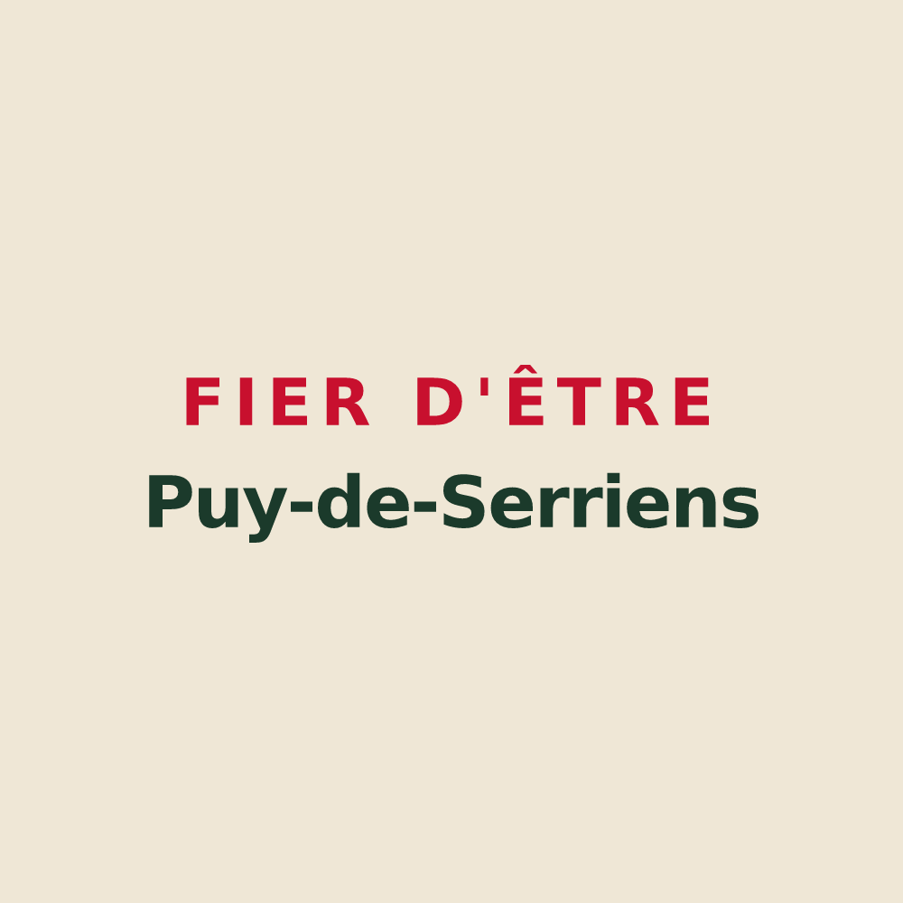 Tote bag « Fier d'être Puy-de-Serriens » — design pour Puy-de-Serre