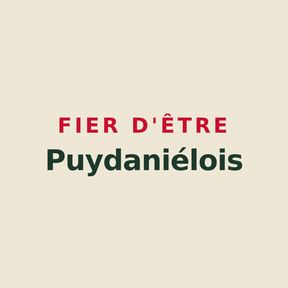 Tote bag « Fier d'être Puydaniélois » — design pour Puydaniel