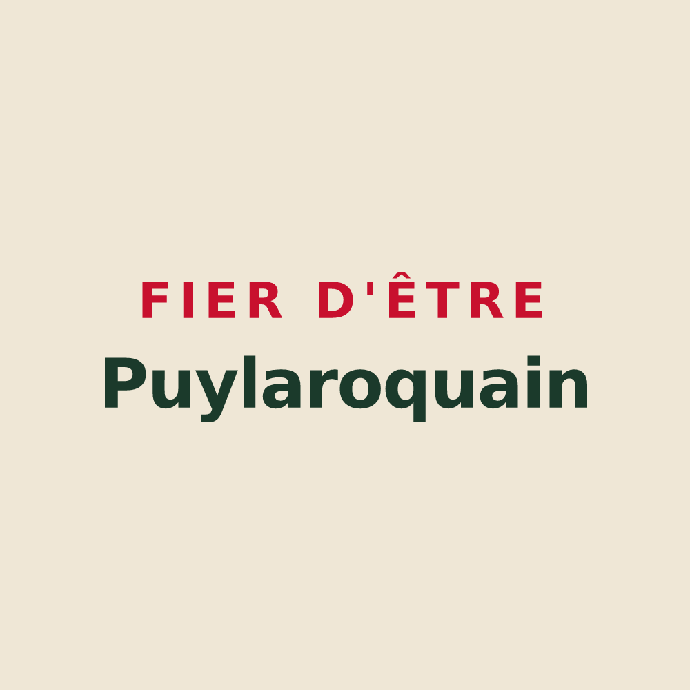 Tote bag « Fier d'être Puylaroquain » — design pour Puylaroque
