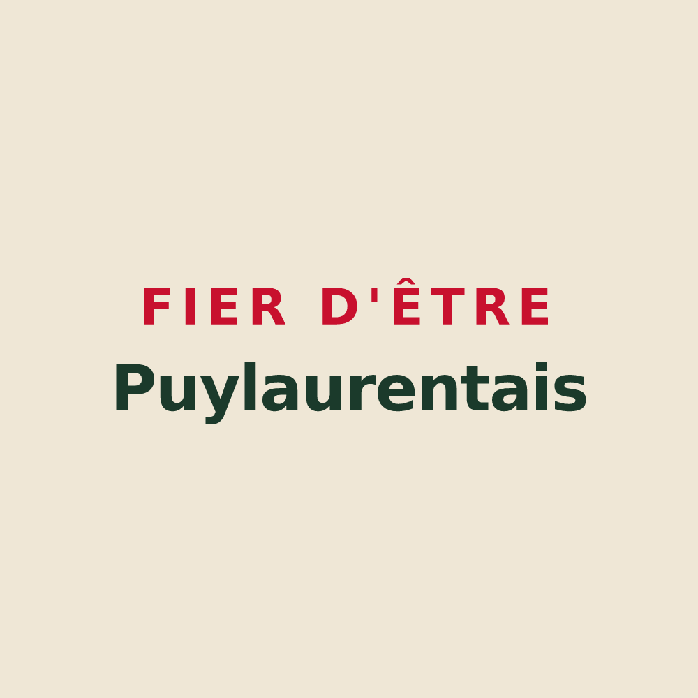 Tote bag « Fier d'être Puylaurentais » — design pour Puylaurens