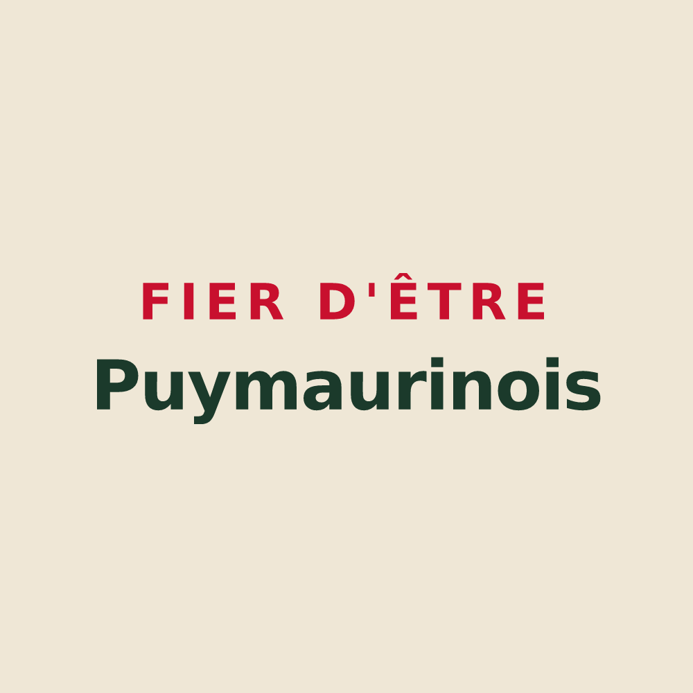 Tote bag « Fier d'être Puymaurinois » — design pour Puymaurin