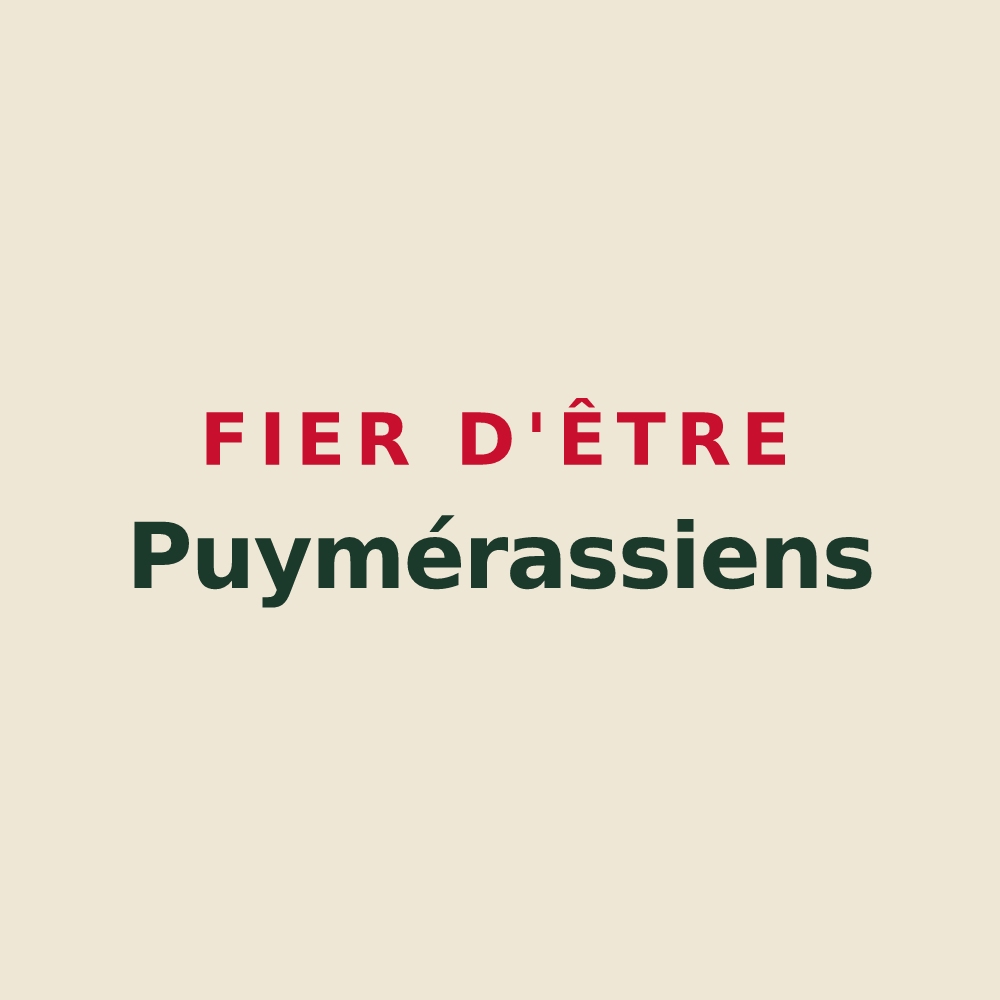 Tote bag « Fier d'être Puymérassiens » — design pour Puyméras