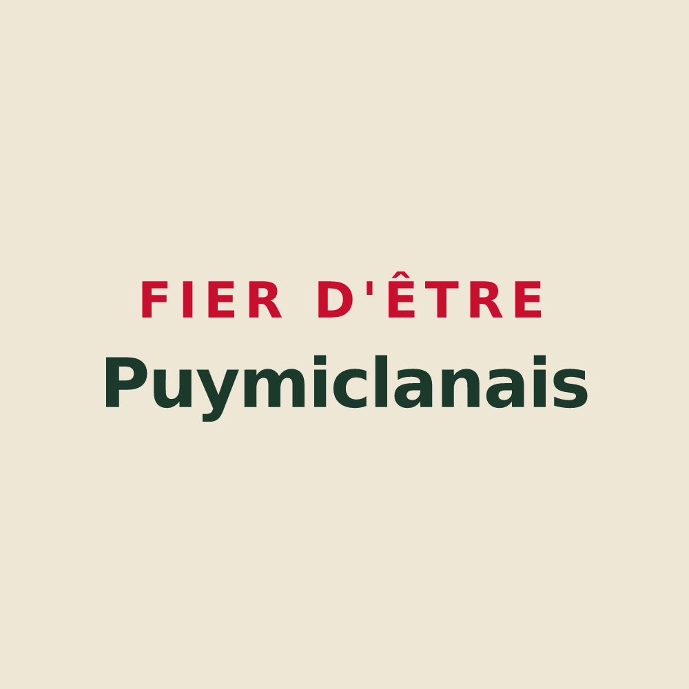 Tote bag « Fier d'être Puymiclanais » — design pour Puymiclan