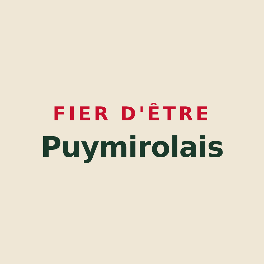 Tote bag « Fier d'être Puymirolais » — design pour Puymirol