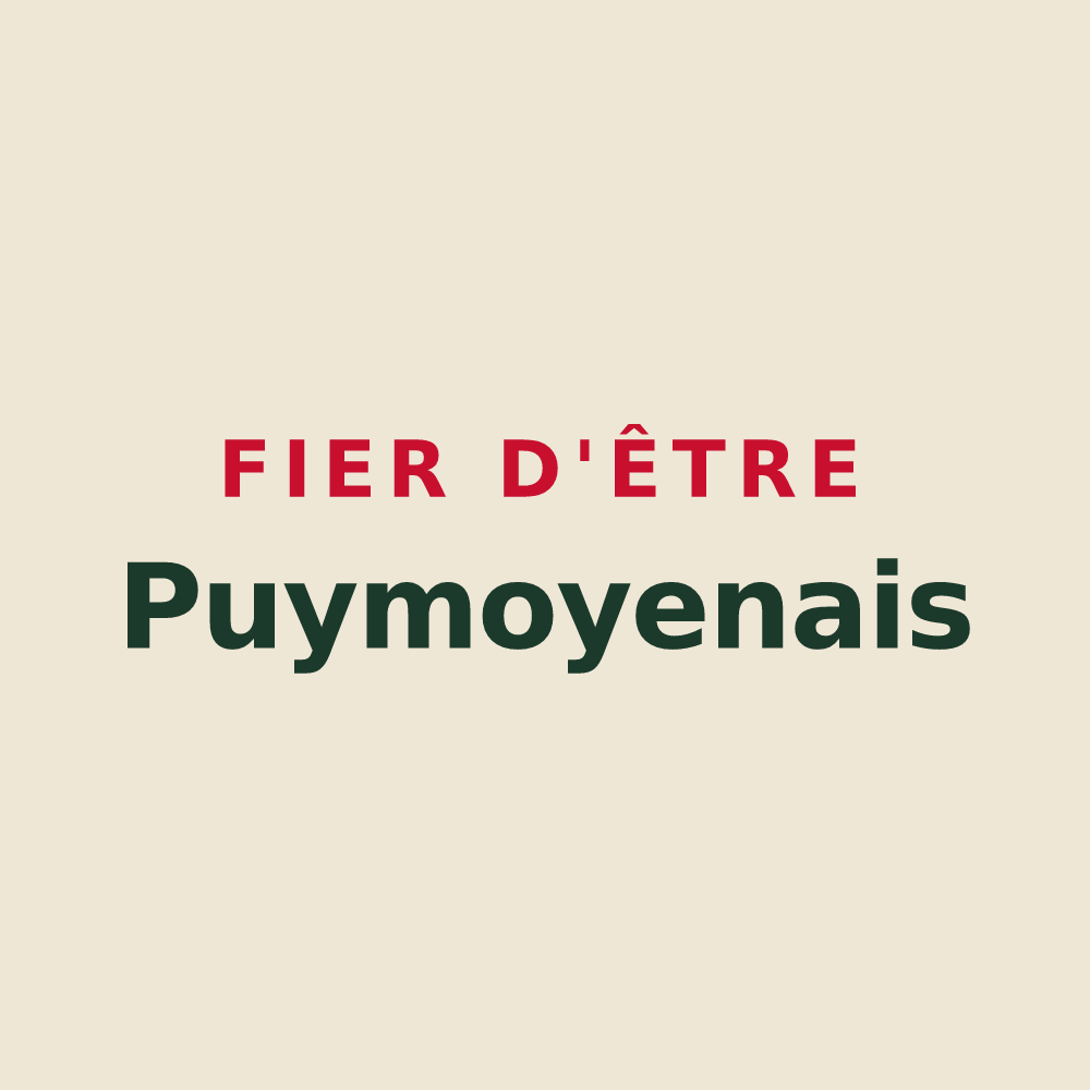 Tote bag « Fier d'être Puymoyenais » — design pour Puymoyen