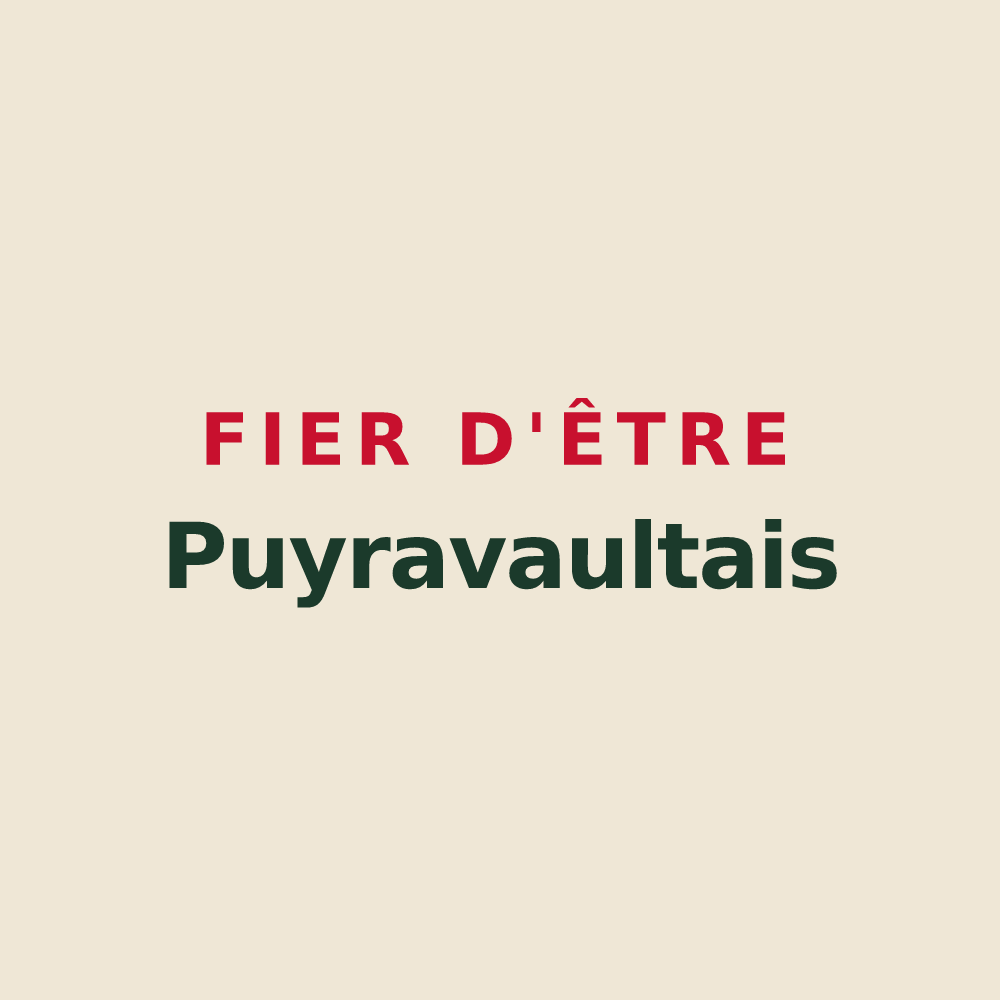 Tote bag « Fier d'être Puyravaultais » — design pour Puyravault