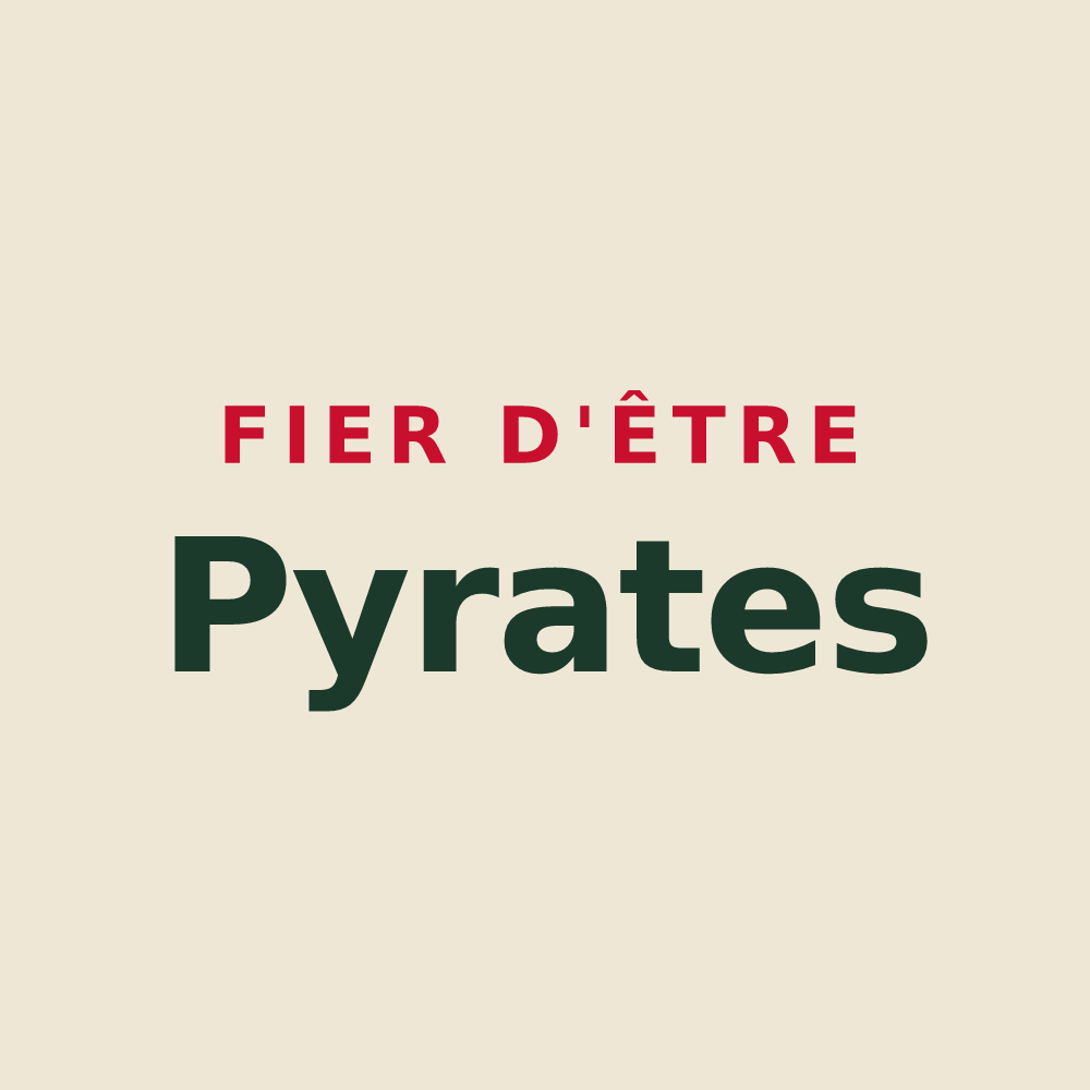 Tote bag « Fier d'être Pyrates » — design pour Puyravault