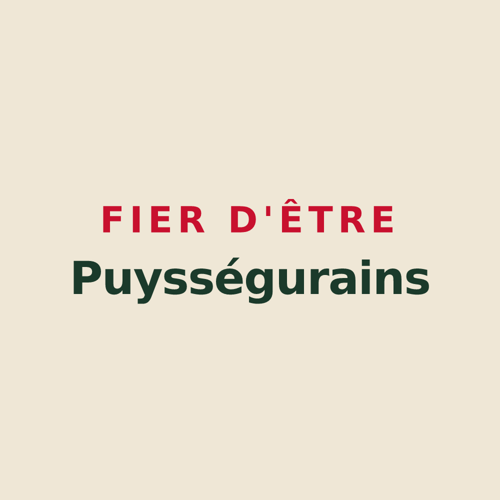 Tote bag « Fier d'être Puysségurains » — design pour Puysségur