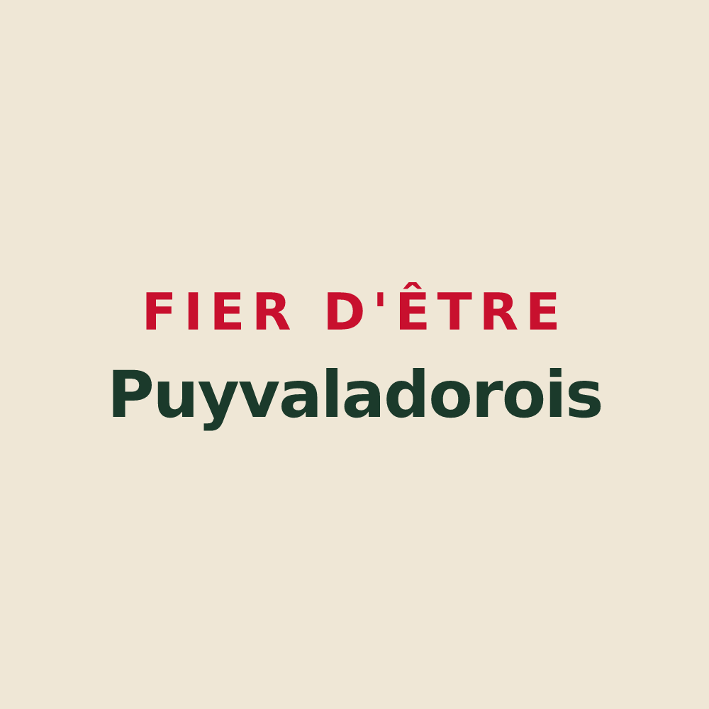 Tote bag « Fier d'être Puyvaladorois » — design pour Puyvalador