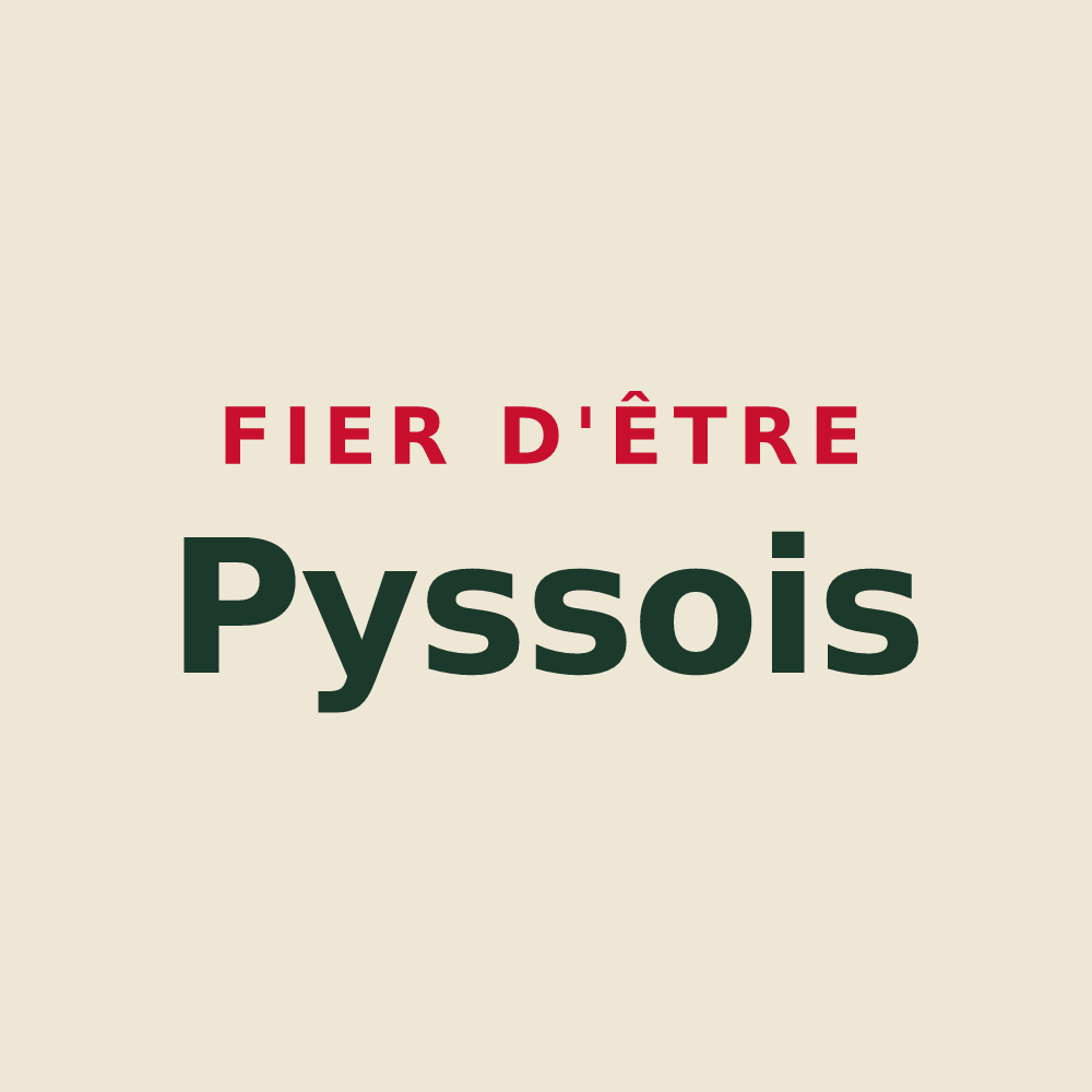 Tote bag « Fier d'être Pyssois » — design pour Pys
