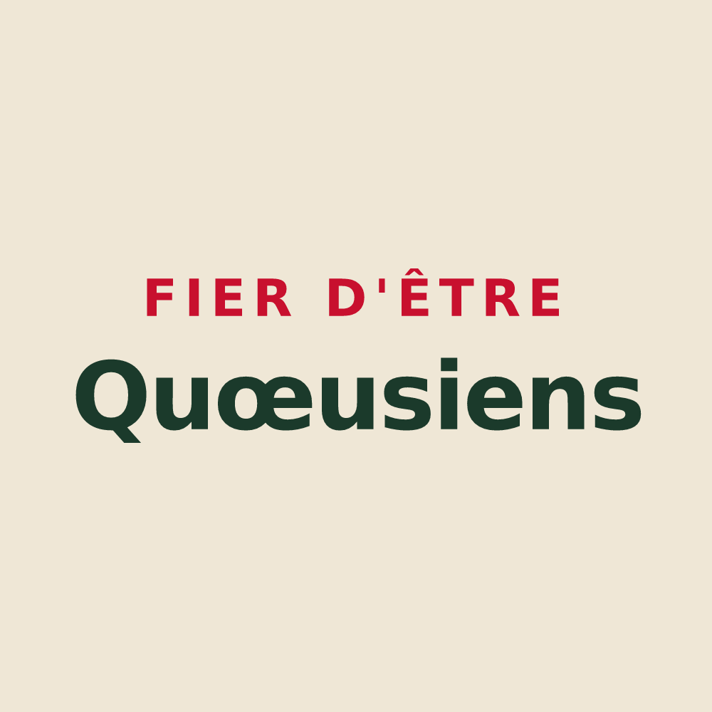 Tote bag « Fier d'être Quœusiens » — design pour Quœux-Haut-Maînil