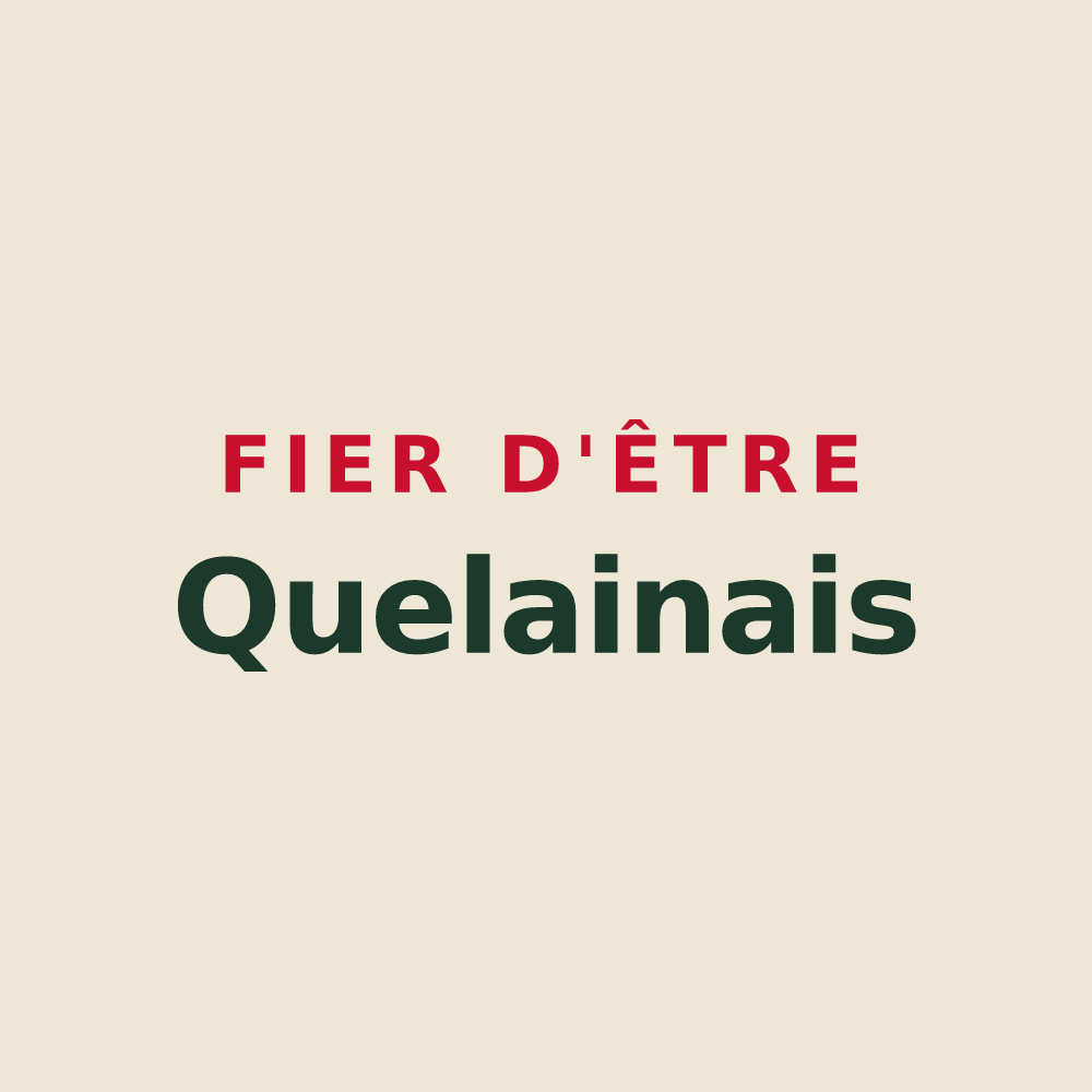 Tote bag « Fier d'être Quelainais » — design pour Quelaines-Saint-Gault