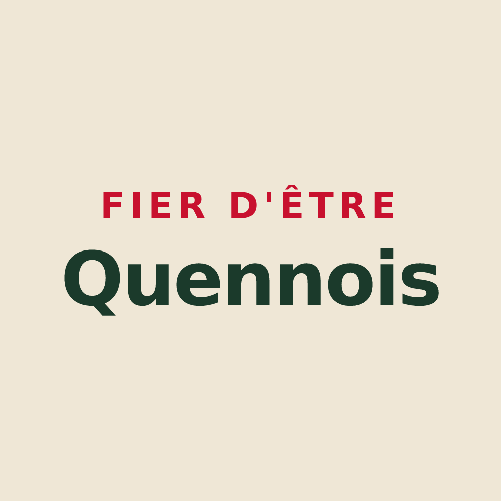 Tote bag « Fier d'être Quennois » — design pour Quend