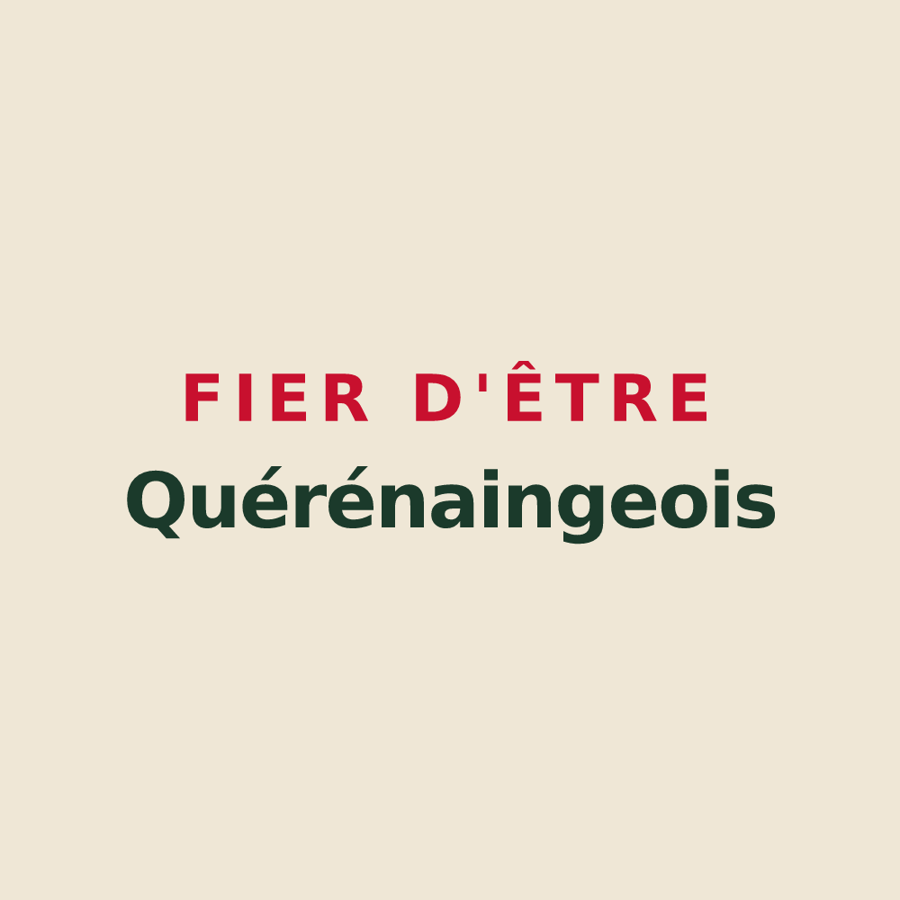 Tote bag « Fier d'être Quérénaingeois » — design pour Quérénaing