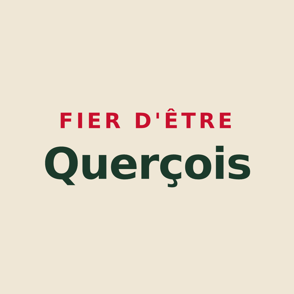 Tote bag « Fier d'être Querçois » — design pour Quers