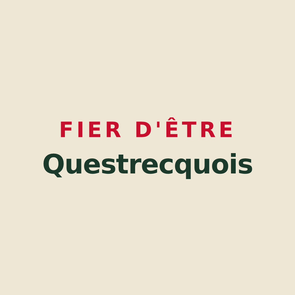 Tote bag « Fier d'être Questrecquois » — design pour Questrecques