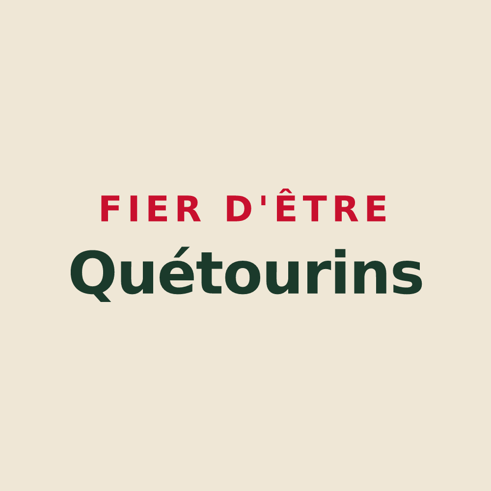 Tote bag « Fier d'être Quétourins » — design pour Quet-en-Beaumont