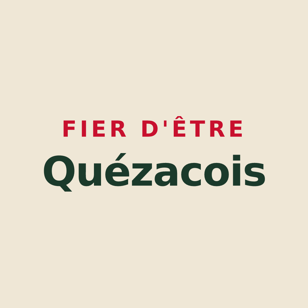 Tote bag « Fier d'être Quézacois » — design pour Quézac