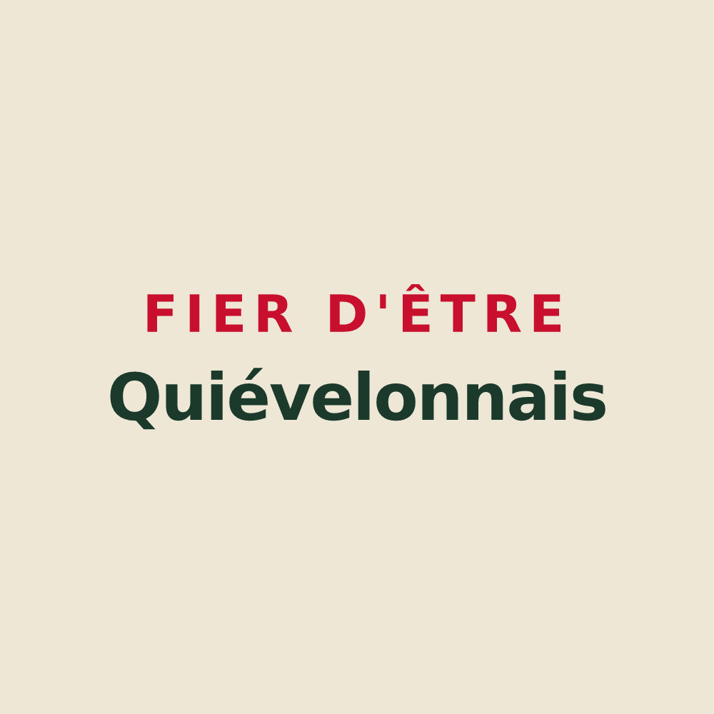 Tote bag « Fier d'être Quiévelonnais » — design pour Quiévelon