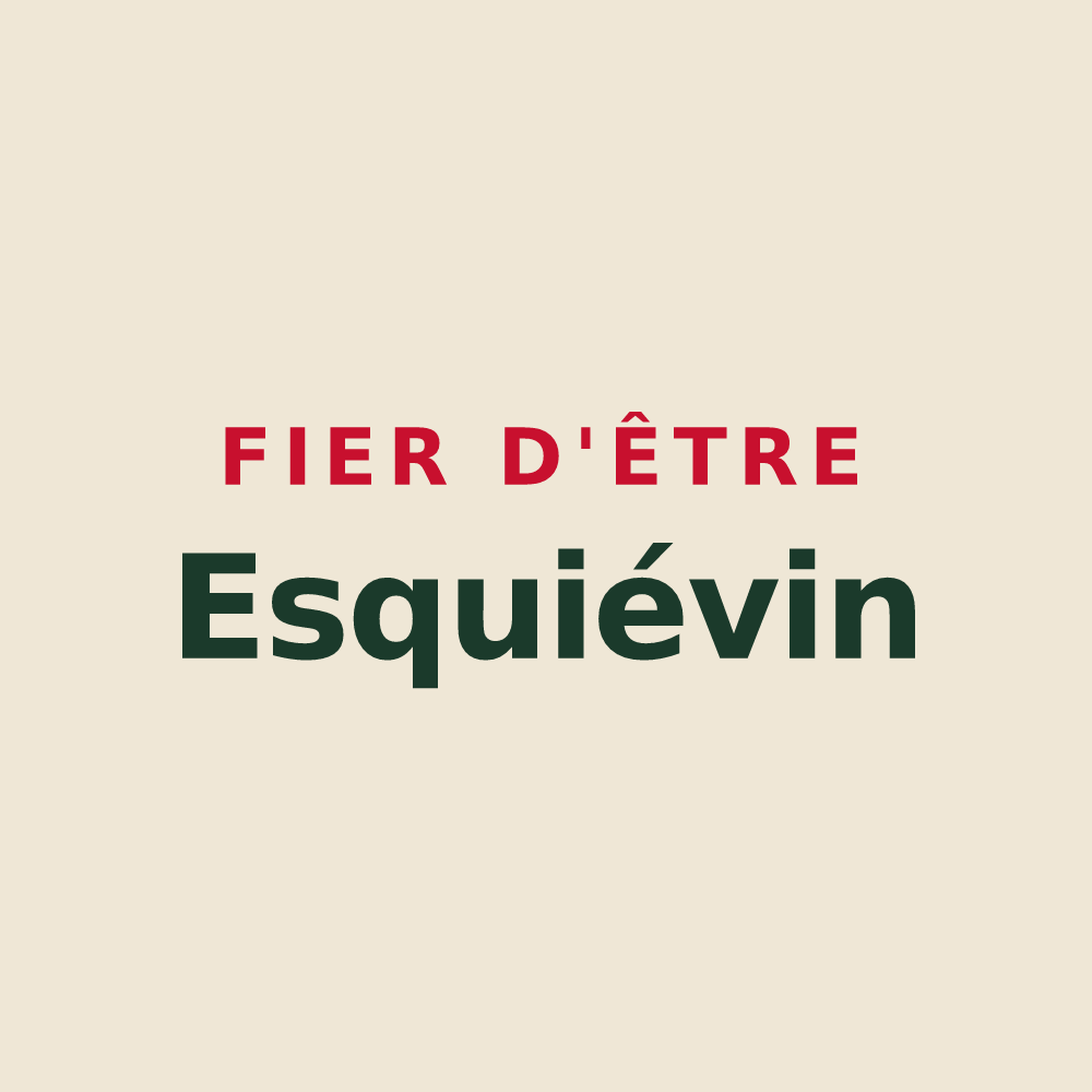Tote bag « Fier d'être Esquiévin » — design pour Quiévy