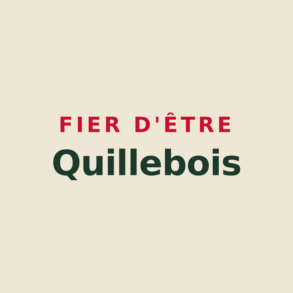 Tote bag « Fier d'être Quillebois » — design pour Quillebeuf-sur-Seine