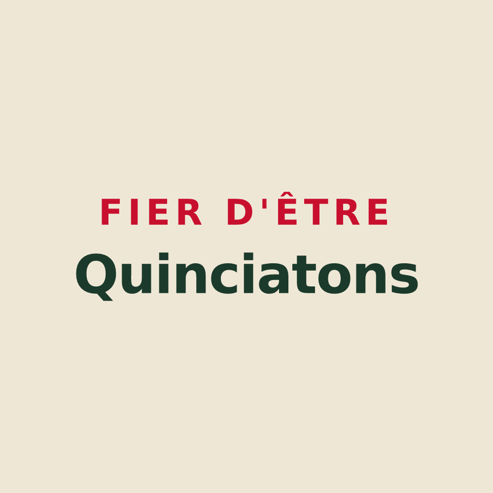 Tote bag « Fier d'être Quinciatons » — design pour Quincié-en-Beaujolais