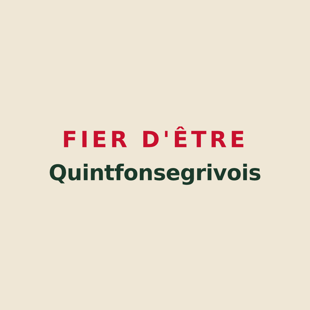 Tote bag « Fier d'être Quintfonsegrivois » — design pour Quint-Fonsegrives