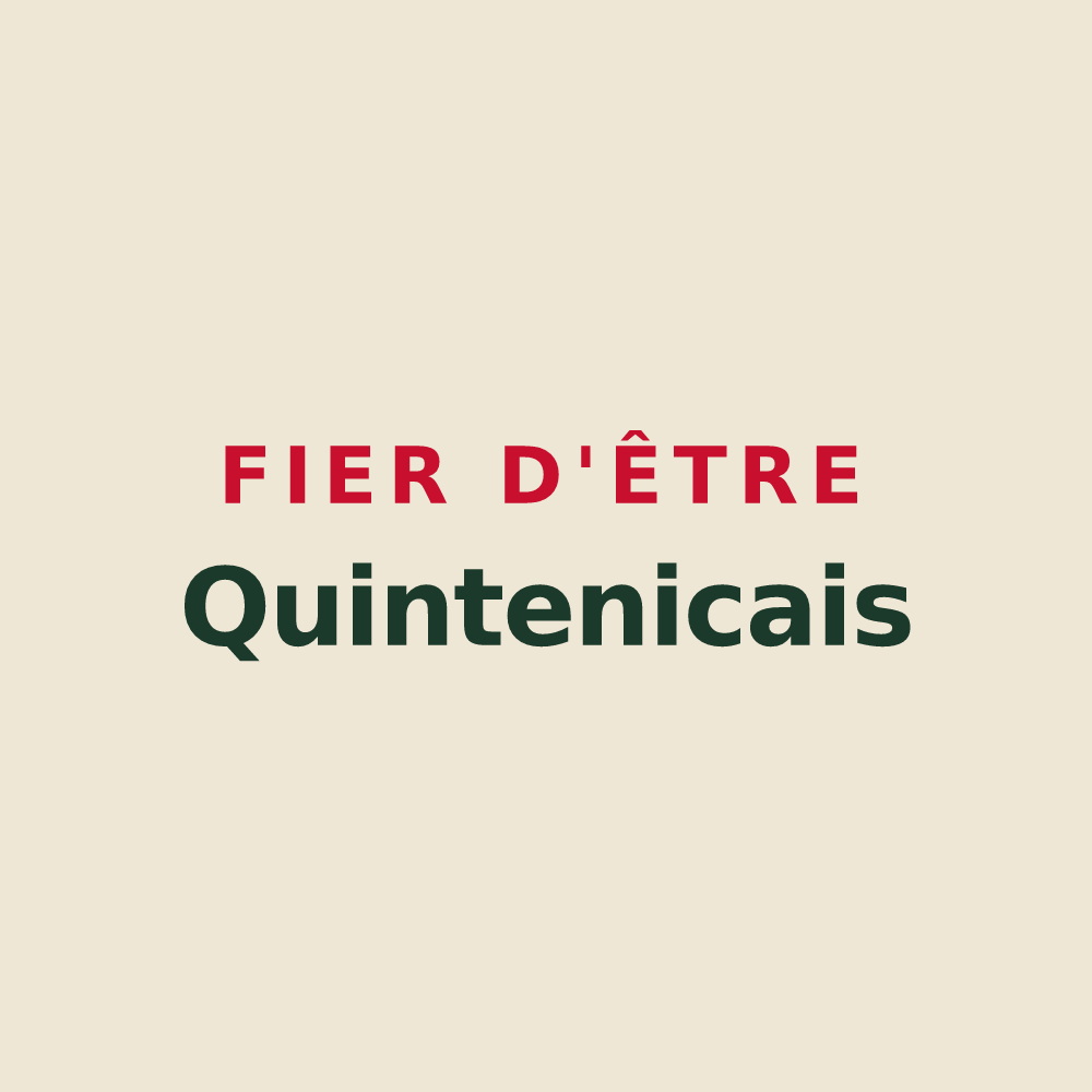 Tote bag « Fier d'être Quintenicais » — design pour Quintenic