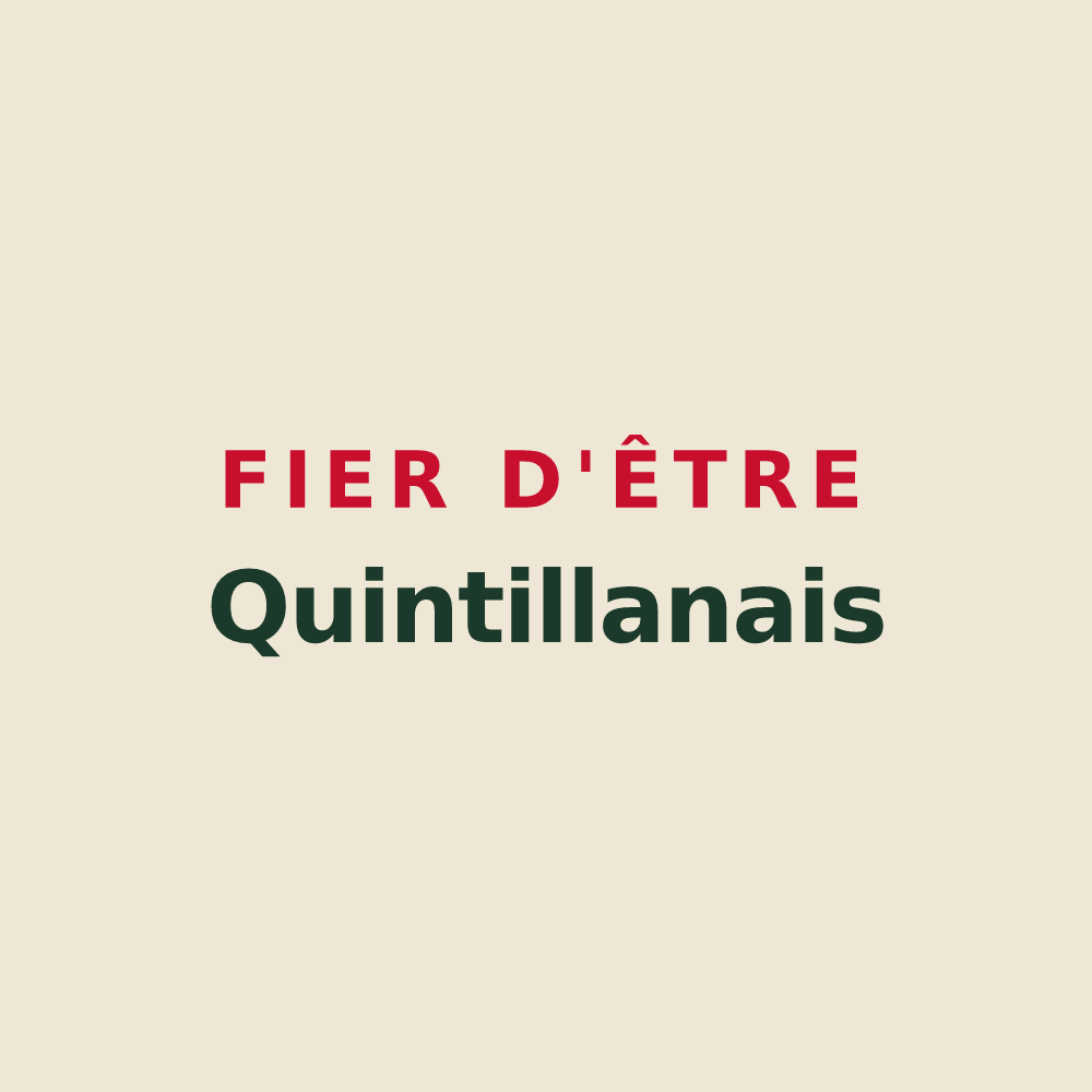 Tote bag « Fier d'être Quintillanais » — design pour Quintillan
