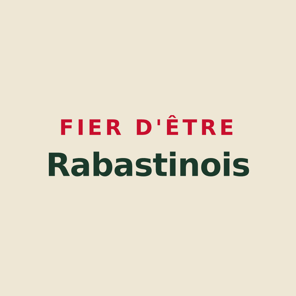 Tote bag « Fier d'être Rabastinois » — design pour Rabastens