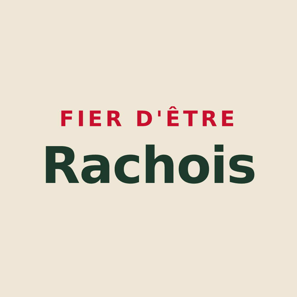 Tote bag « Fier d'être Rachois » — design pour Râches
