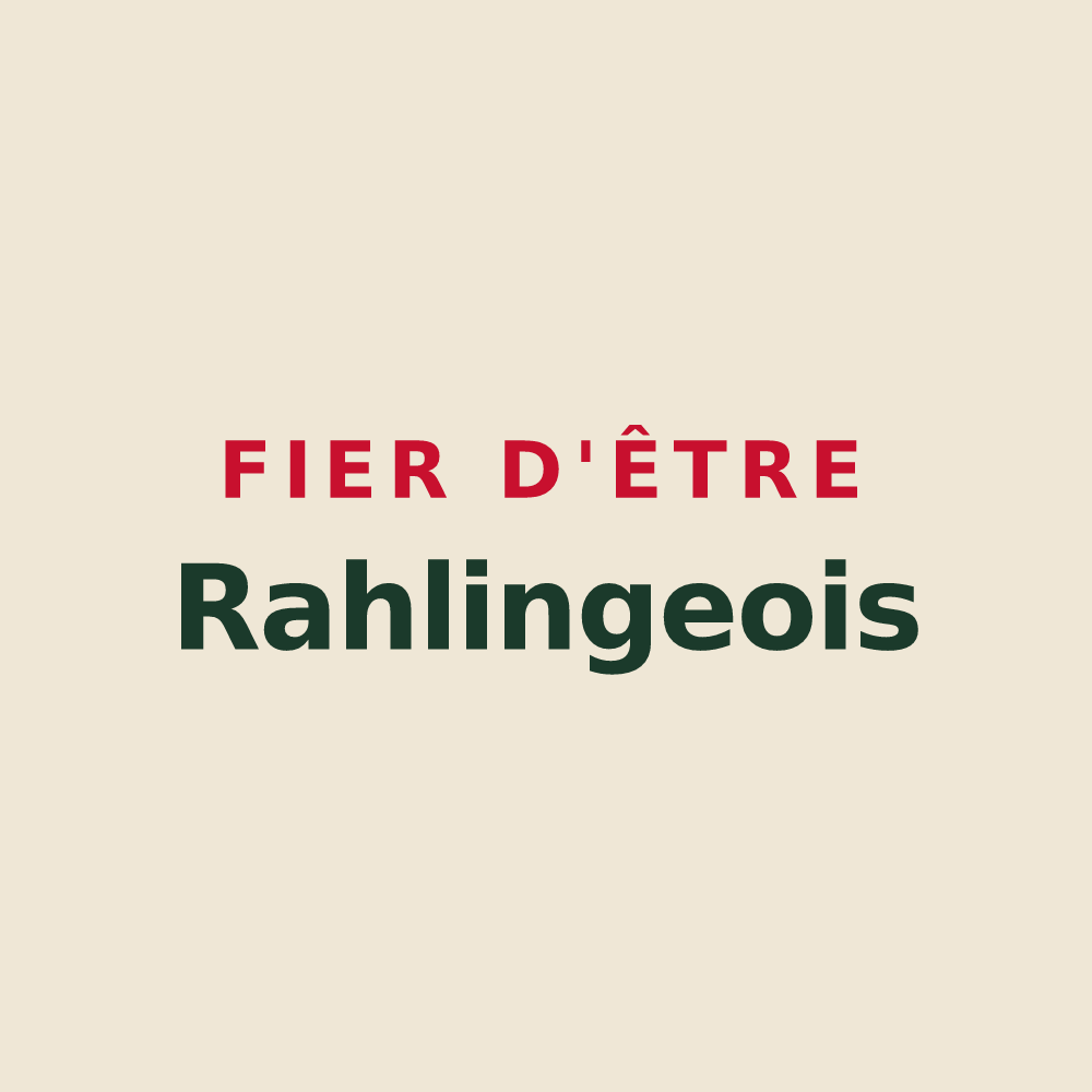 Tote bag « Fier d'être Rahlingeois » — design pour Rahling