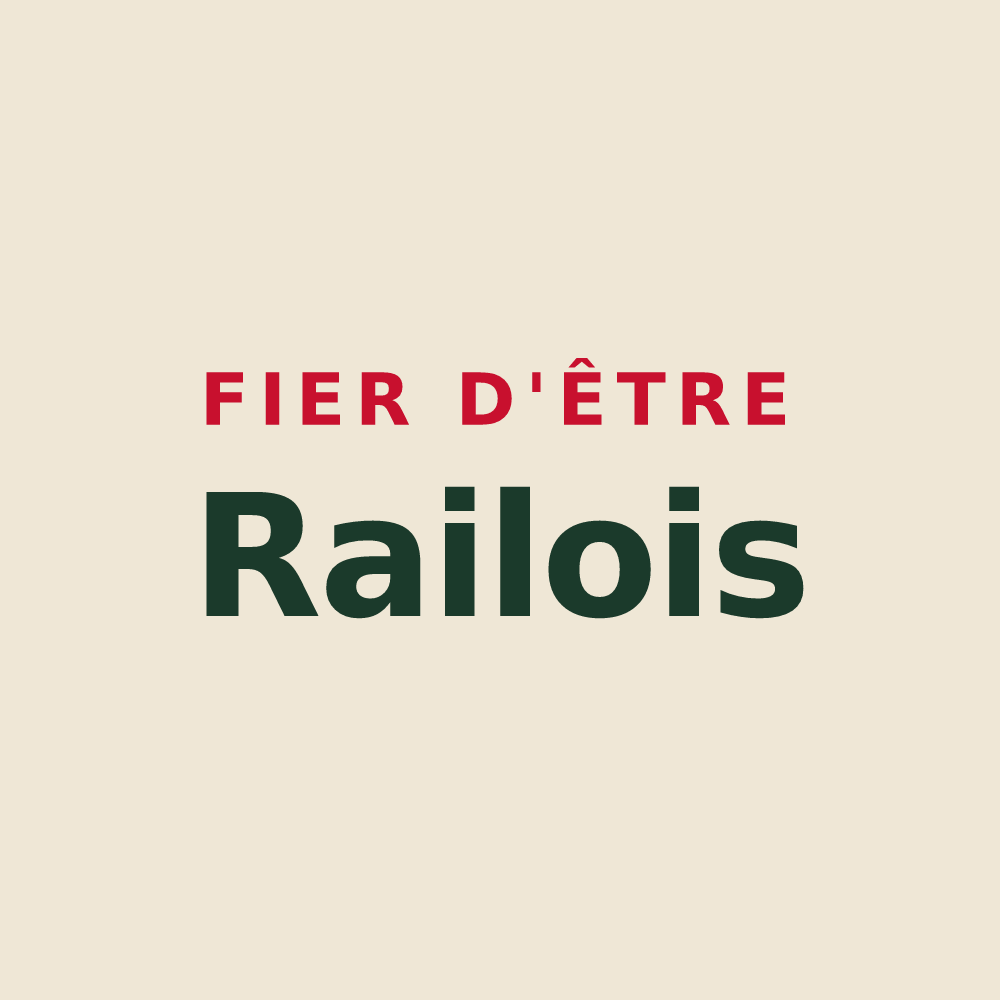 Tote bag « Fier d'être Railois » — design pour Rai