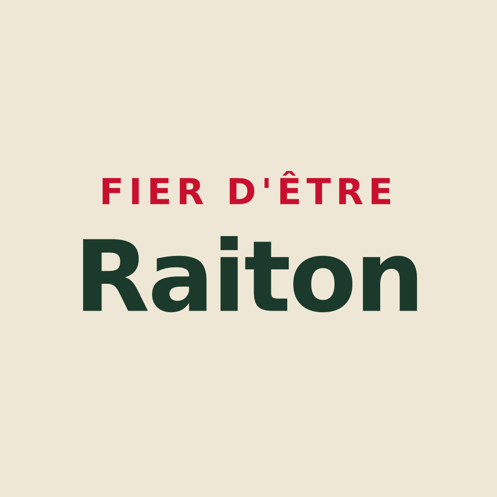 Tote bag « Fier d'être Raiton » — design pour Raids