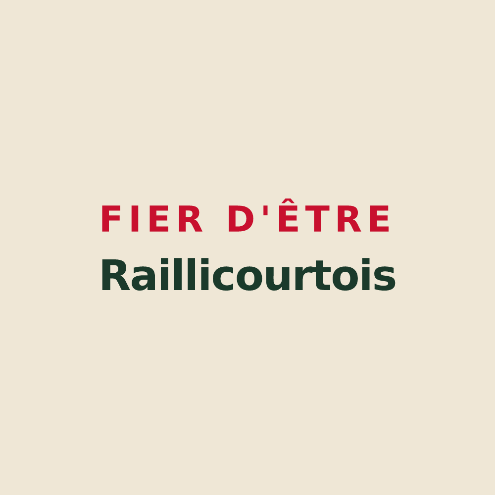 Tote bag « Fier d'être Raillicourtois » — design pour Raillicourt