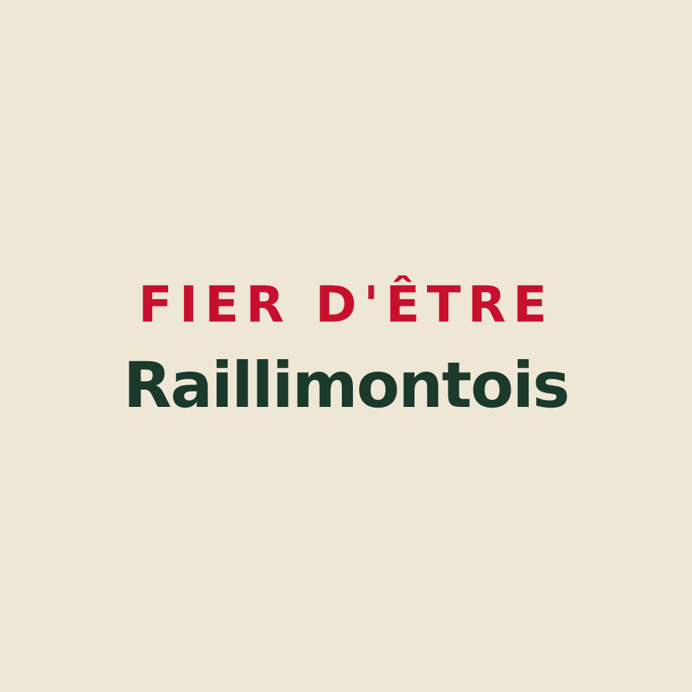 Tote bag « Fier d'être Raillimontois » — design pour Raillimont